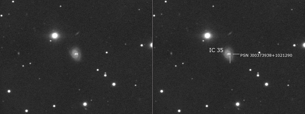 Supernova 2012fs in IC35