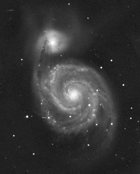 Supernova 2011dh in M51 in CVn