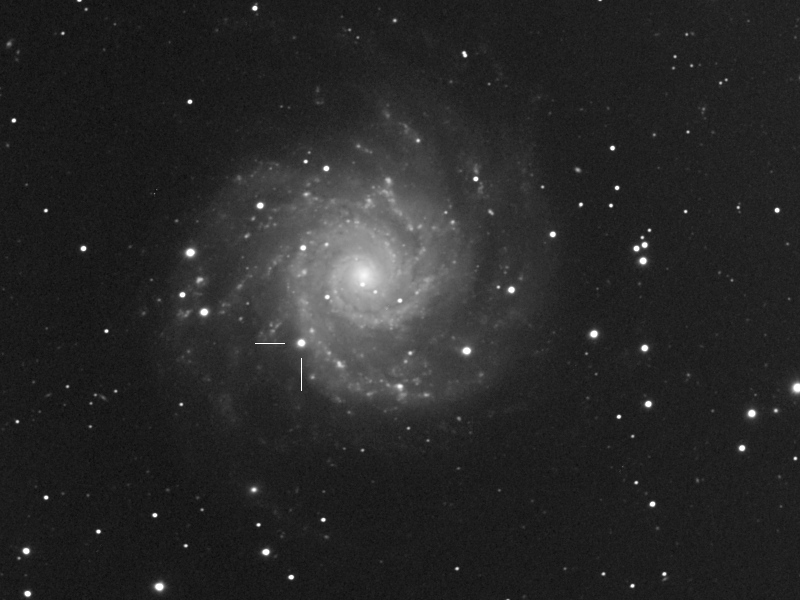 Supernova 2013ej in M74