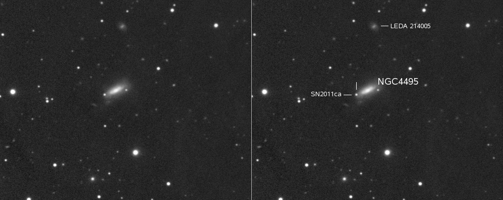 Supernova 2011ca in NGC4495