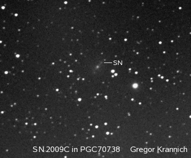 Supernova 2009C in PGC70738