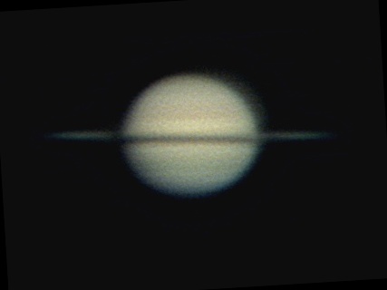 Saturn am 11.01.2009 in Kantenstellung