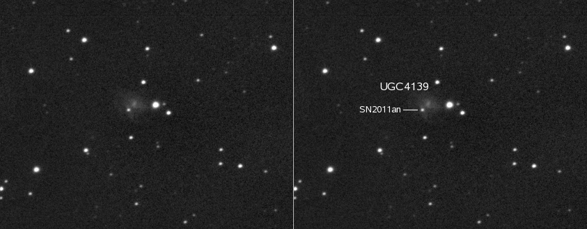 Supernova 2011an in UGC4139