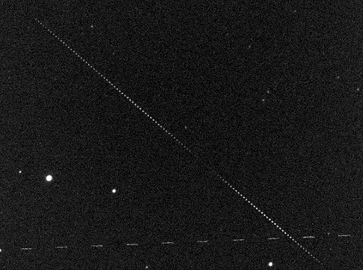 Aufnahme vom Asteroiden 2012 TC4