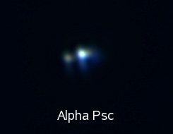 Doppelstern Alpha Piscium