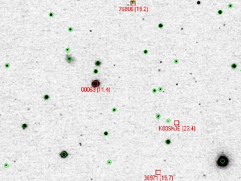 Kleinplanet (63) Ausonia in Astrometrica