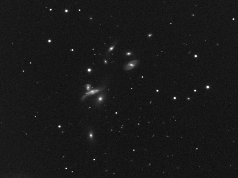Galaxiengruppe Copeland-Septett in Leo
