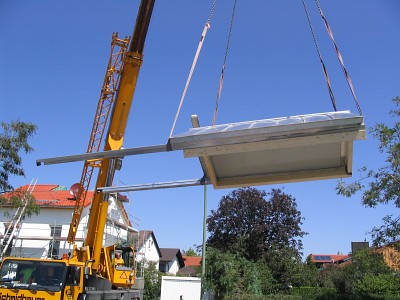 Schiebedach fliegt