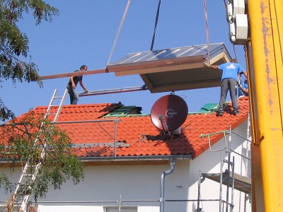 Schiebedach fliegt