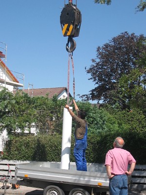 Anhängen am Kranhaken