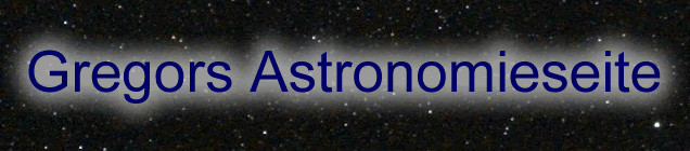 Titelbild Gregors Astronomieseite