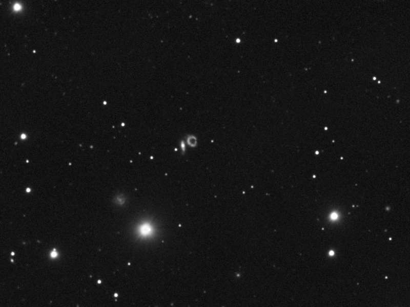 Galaxien IC 298 und IC 298A in Cet
