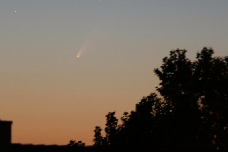 Komet C/2020 F3 NEOWISE am Morgen des 05.07.2020