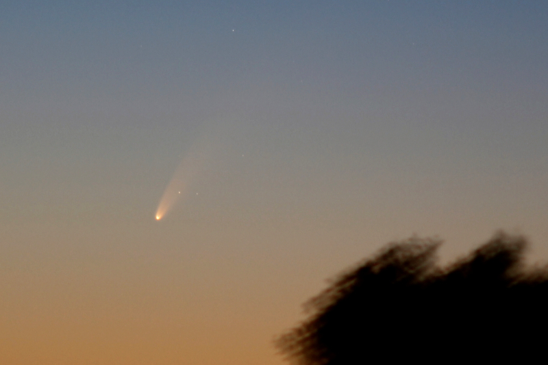 Komet C/2020 F3 NEOWISE am Morgen des 05.07.2020