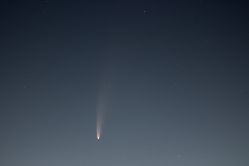 Komet C/2020 F3 NEOWISE am Morgen des 10.07.2020