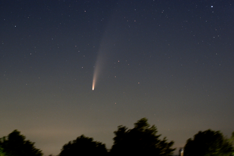 Komet C/2020 F3 NEOWISE am Morgen des 12.07.2020