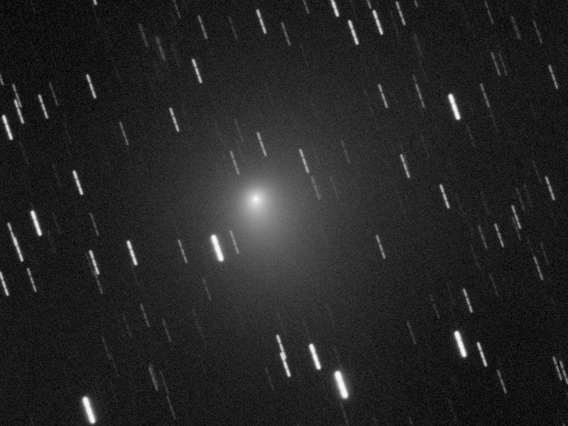 Komet 64P/Swift-Gehrels in And, auf den Kometen zentriert