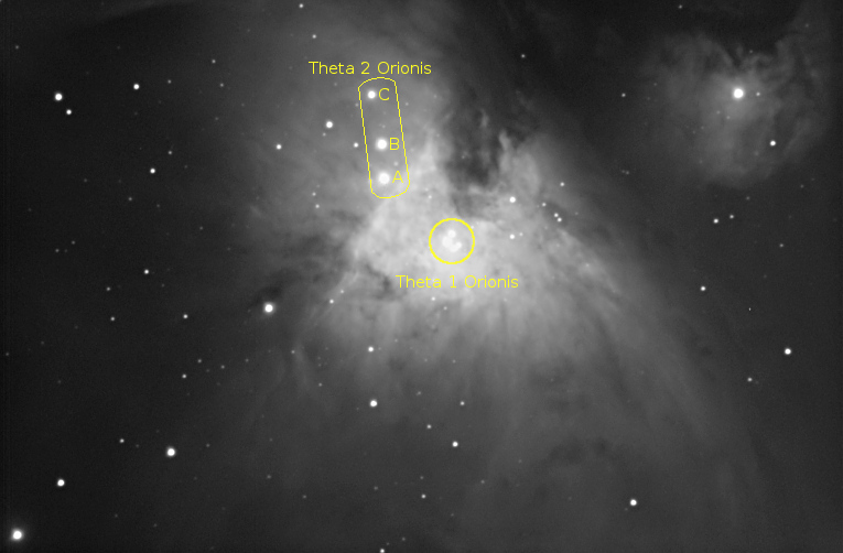 Abbildung zu Theta2 Orionis