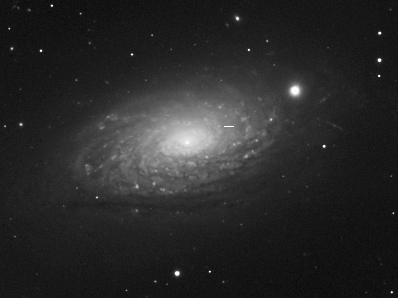 Supernova 2017dfc hinter M63