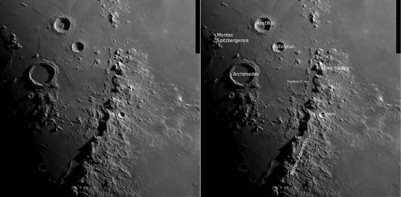 Archimedes - Montes Apenninus