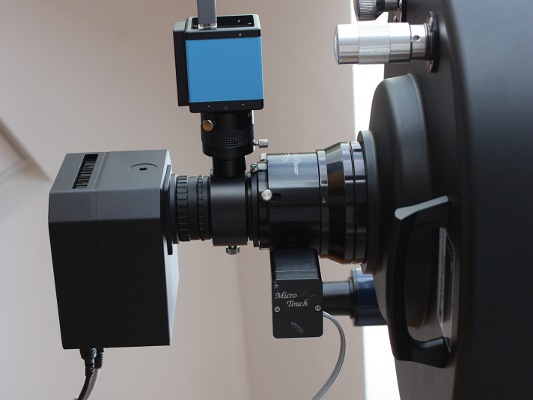 Kamera montiert am 14-Zoll ACF Teleskop