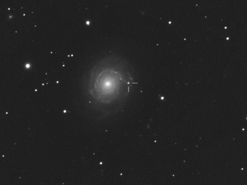 Supernova 2021hpr in NGC 3147 am 05.04.2021