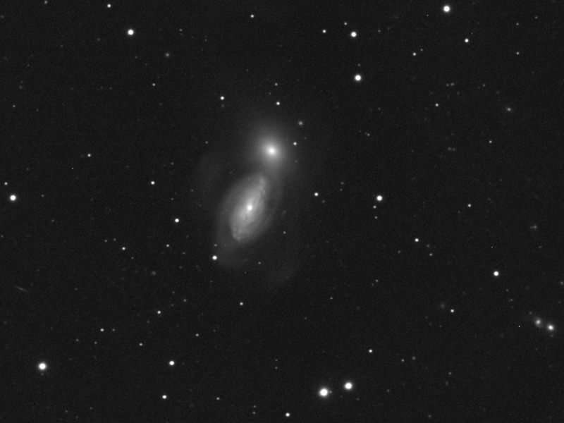 Wechselwirkendes Galaxienpaar NGC3227 und NGC3226