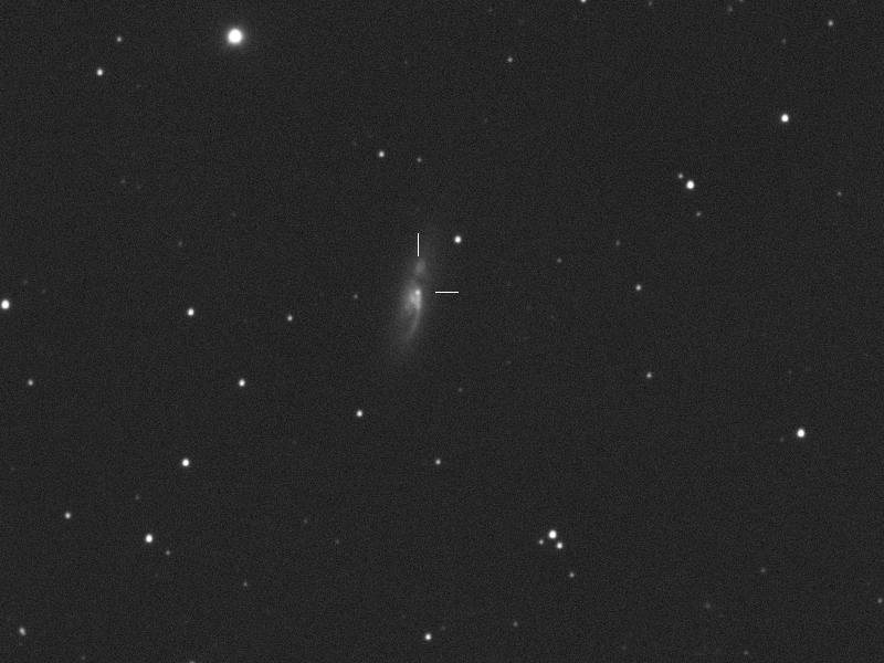 Supernova 2026gzx in NGC&nbsp;3955 in Crt am 17.04.2026