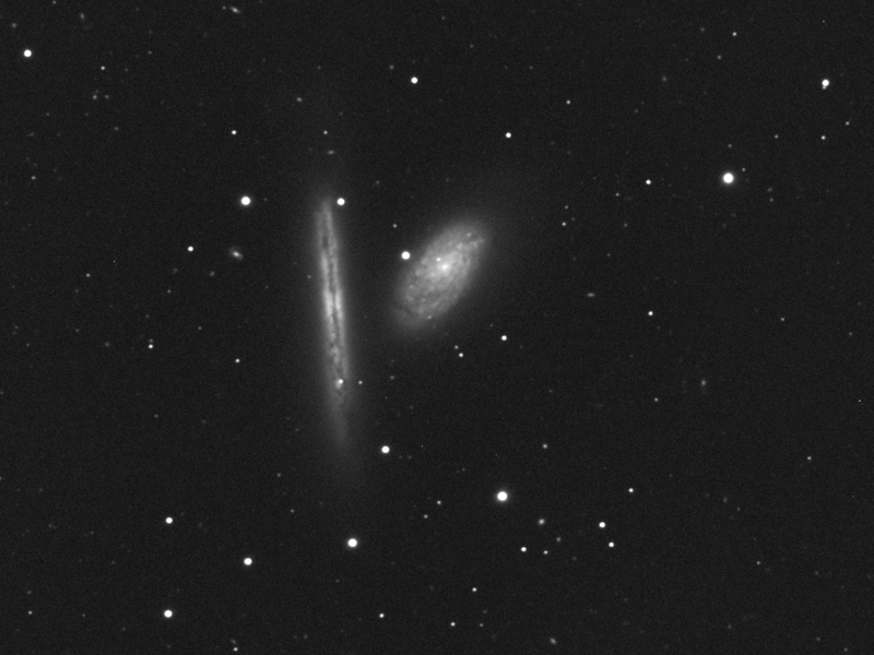 Galaxienpaar NGC4298 und NGC4302