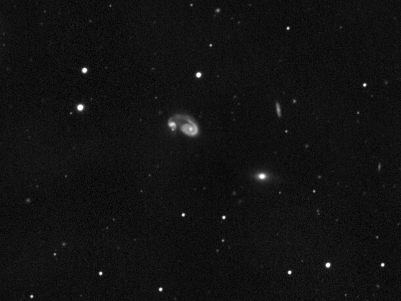 Wechselwirkendes Galaxienpaar NGC5278 und NGC5279