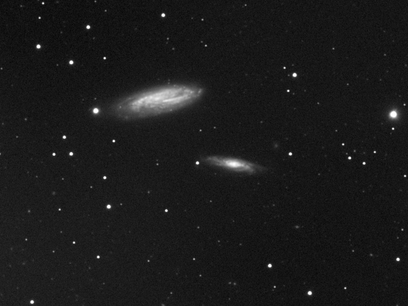 Galaxien NGC 7541 und NGC 7537