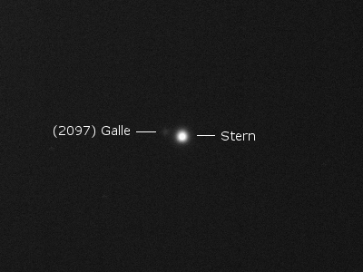 Sternbedeckung durch (2097) Galle