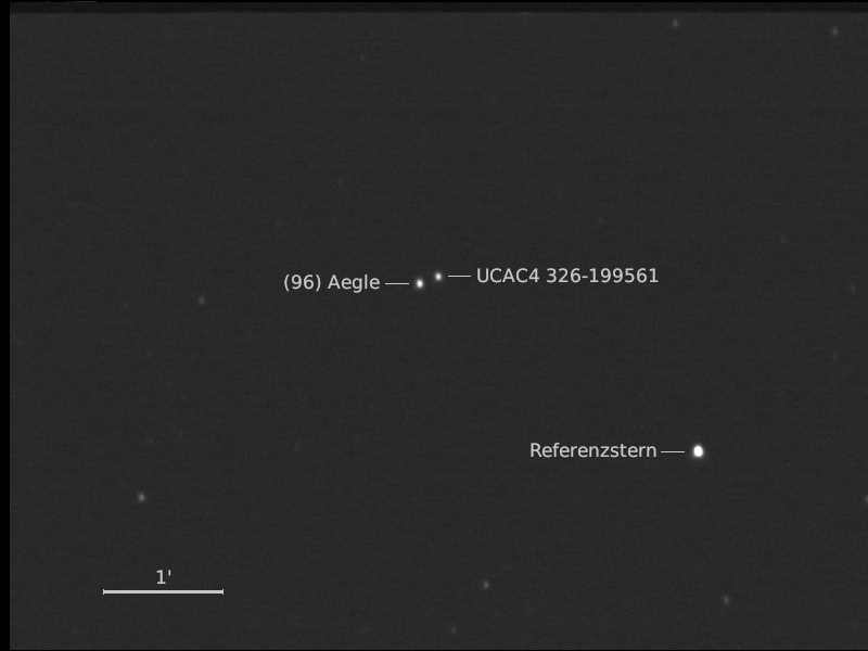 UCAC4 326-199561 und Umgebungssterne