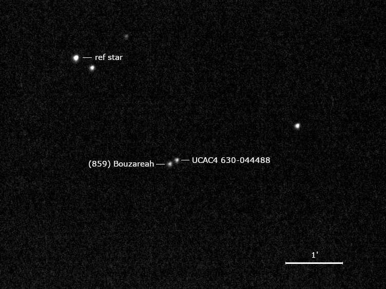 (859) Bouzareah, UCAC4 630-044488 und Umgebungssterne