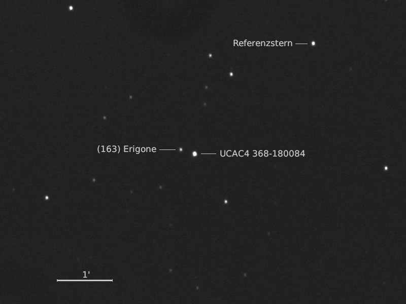 UCAC4 368-180084 und Umgebungssterne