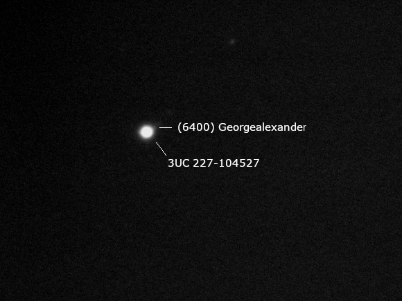 Sternbedeckung durch (6400) Georgealexander