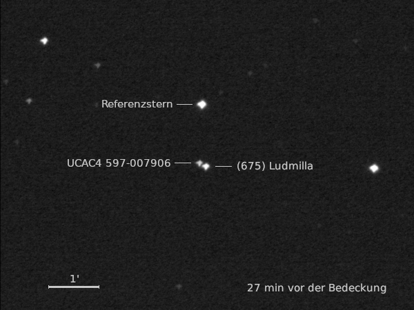 UCAC4 597-007906 und Umgebungssterne