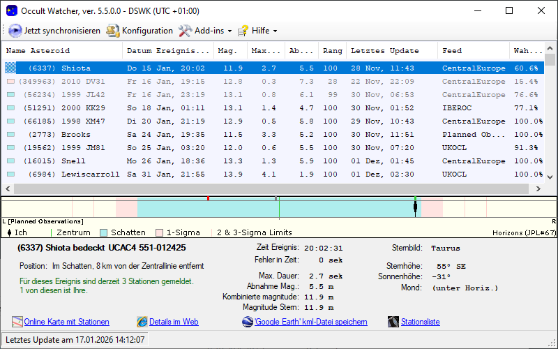 Screenshot Occultwatcher