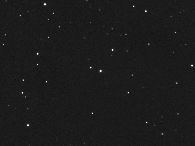 Kleinplanet (665) Sabine im Sternbild Wassermann - Blinkbild