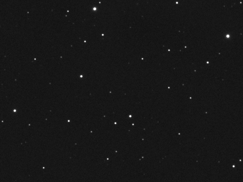 Kleinplanet (550) Senta im Sternbild Wassermann - Blinkbild