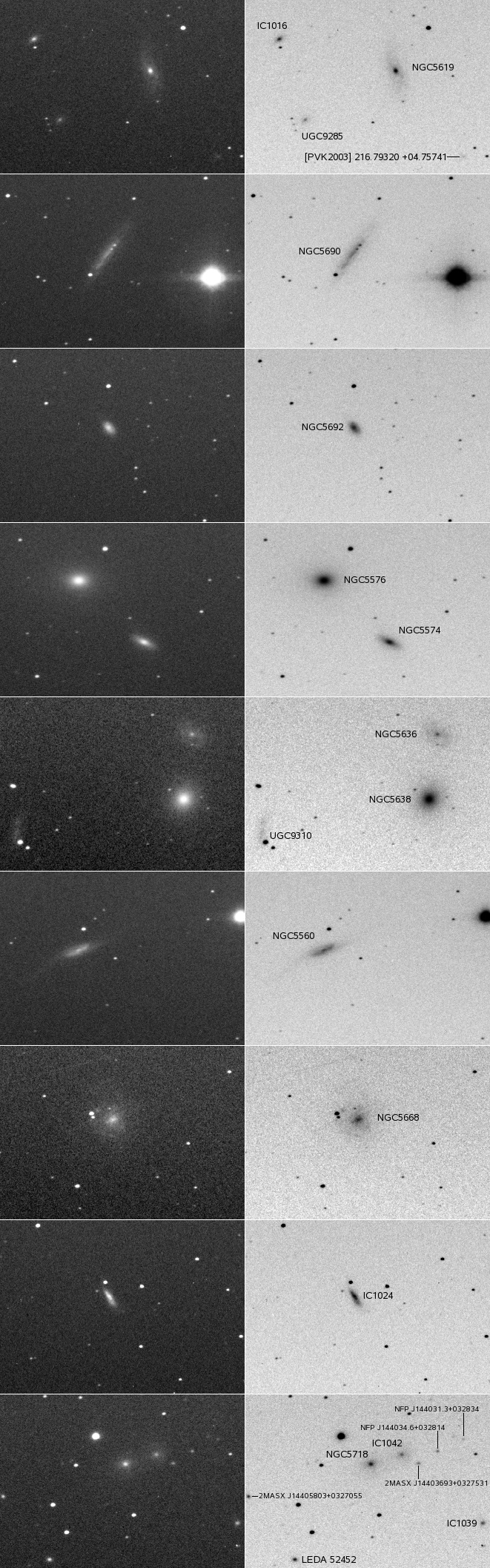 Automatisierte Suche nach Supernovae