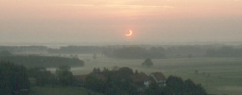 Panorama der Sonnenfinsternis