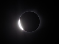 Diamond ring, shortly before totality C2 - 15 s