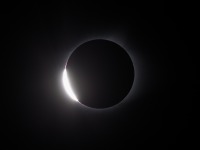 Diamond ring, shortly before totality C2 - 9 s