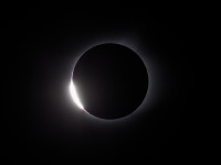 Diamond ring, shortly before totality C2 - 7 s