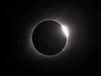 Diamond ring, shortly after totality C3 + 9 s