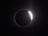Diamond ring, shortly after totality C3 + 17 s