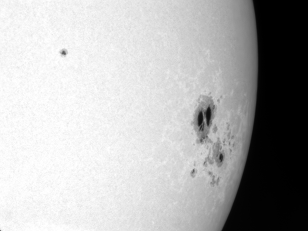 Sonne mit Riesenfleckengruppe AR 2192