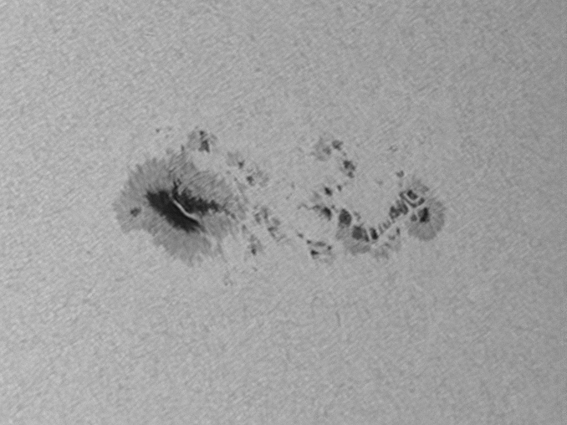Sonnenfleckengruppe AR 2665 am 09.07.2017