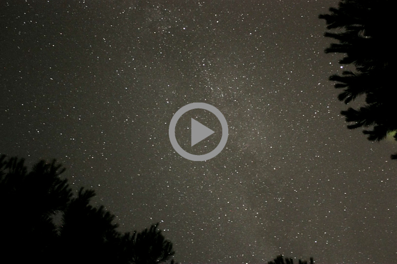 Sternenhimmel Zeitraffer-Video Titelbild